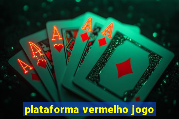 plataforma vermelho jogo